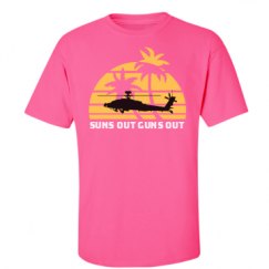 Unisex Ultra Cotton Safety Neon Crewneck Tee