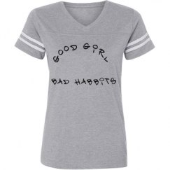 Ladies Relaxed Fit Vintage Sports Tee