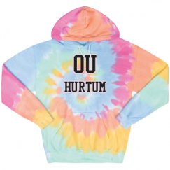 Unisex Tie-Dye Fleece Hoodie
