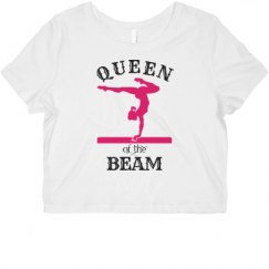 Ladies Slim Fit Crop Top Tee