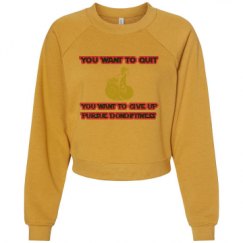 Women's Raglan Pullover Fleece