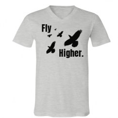 Unisex V-Neck Jersey Tee