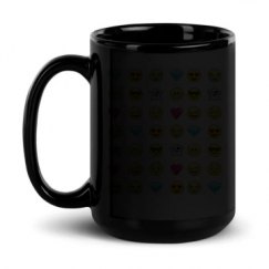 15oz Black Glossy Mug