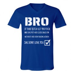 Unisex V-Neck Jersey Tee