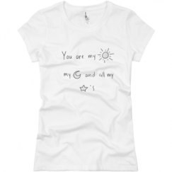 Ladies Slim Fit Basic Promo Jersey Tee