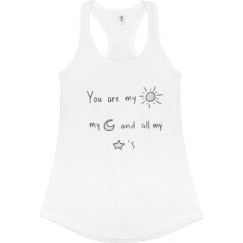 Ladies Slim Fit Racerback Tank Top