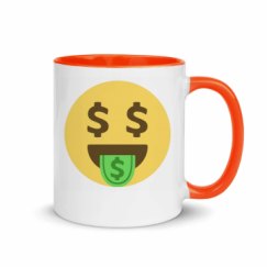 11oz Ceramic Mug with Color Inside