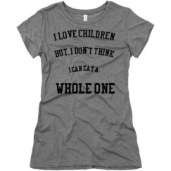 Ladies Slim Fit Super Soft Triblend Tee