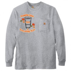 Unisex Carhartt Pocket Long Sleeve Tee