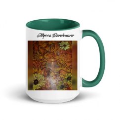 15oz Ceramic Mug with Color Inside