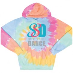 Unisex Tie-Dye Fleece Hoodie