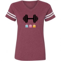 Ladies Relaxed Fit Vintage Sports Tee