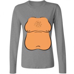 Ladies Relaxed Fit Basic Long Sleeve Tee