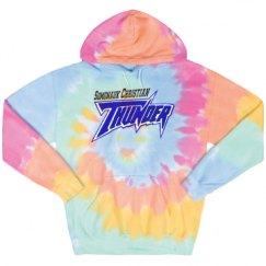 Unisex Tie-Dye Fleece Hoodie