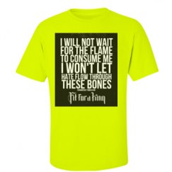 Unisex Ultra Cotton Safety Neon Crewneck Tee