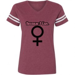 Ladies Relaxed Fit Vintage Sports Tee