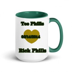 15oz Ceramic Mug with Color Inside