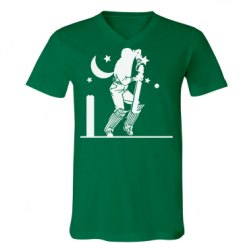 Unisex V-Neck Jersey Tee