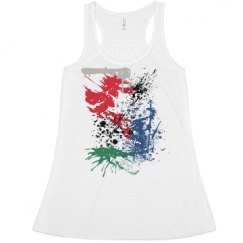 Ladies Flowy Racerback Tank