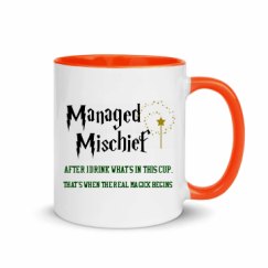 11oz Ceramic Mug with Color Inside