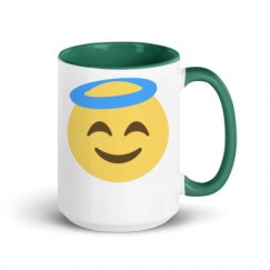 15oz Ceramic Mug with Color Inside