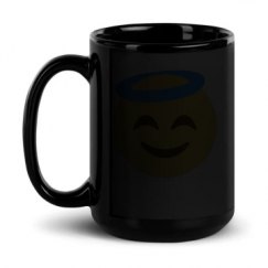 15oz Black Glossy Mug
