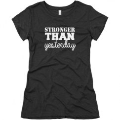 Ladies Slim Fit Super Soft Triblend Tee