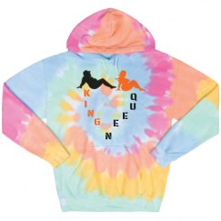 Unisex Tie-Dye Fleece Hoodie