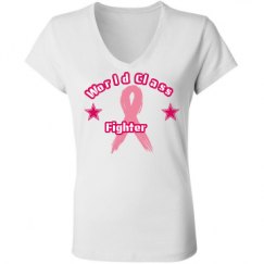 Ladies Slim Fit V-Neck Jersey Tee