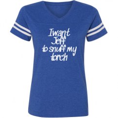 Ladies Relaxed Fit Vintage Sports Tee