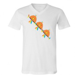 Unisex V-Neck Jersey Tee