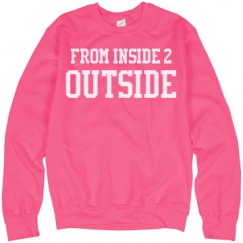 Unisex Neon Crewneck Sweatshirt