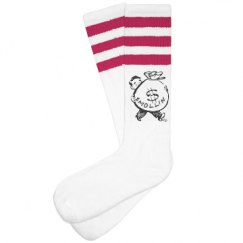 Unisex Striped Knee-High Socks