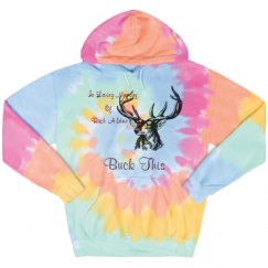 Unisex Tie-Dye Fleece Hoodie