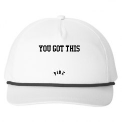 Snapback Five-Panel Rope Hat