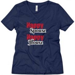 Ladies Relaxed Fit V-Neck Tee