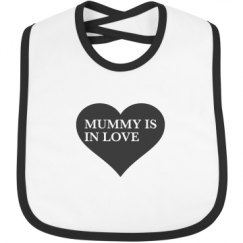 Infant Contrast Trim Bib