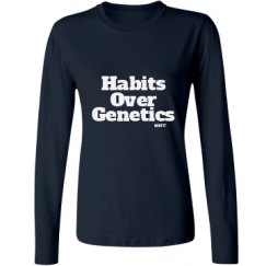 Ladies Relaxed Fit Basic Long Sleeve Tee