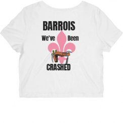 Ladies Slim Fit Crop Top Tee