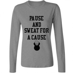 Ladies Relaxed Fit Basic Long Sleeve Tee