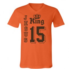 Unisex V-Neck Jersey Tee