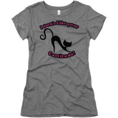 Ladies Slim Fit Super Soft Triblend Tee