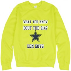 Unisex Neon Crewneck Sweatshirt