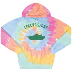 Unisex Tie-Dye Fleece Hoodie