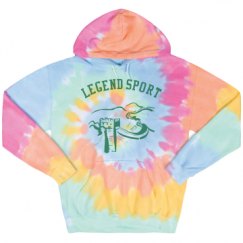 Unisex Tie-Dye Fleece Hoodie