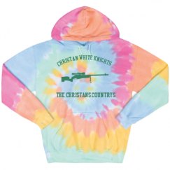 Unisex Tie-Dye Fleece Hoodie