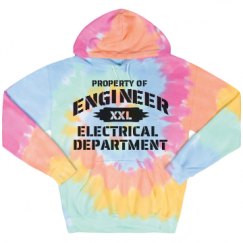 Unisex Tie-Dye Fleece Hoodie