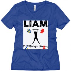 Ladies Relaxed Fit V-Neck Tee