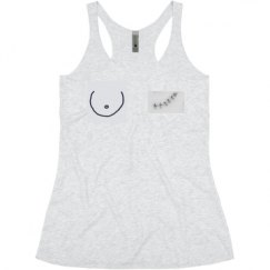 Ladies Slim Fit Super Soft Racerback Triblend Tank