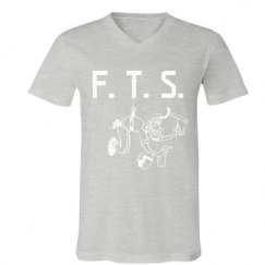 Unisex V-Neck Jersey Tee